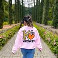 Unity Day K Is For Kindness Anti Bullying Orange Teacher Men Women Kids Women's Sweatshirt Back Print Light Pink Unity Day K Is For Kindness Anti Bullying Orange Teacher Men Women Kids Women's Sweatshirt Back Print Light Pink