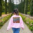 Unity Day Tee Orange Women Teacher You Matter Orange Be Kind Women's Sweatshirt Back Print Light Pink