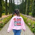 I Will Drink Coffee Here Or There Funny Teacher Teaching Men Women Girls Kids Women's Sweatshirt Back Print Light Pink I Will Drink Coffee Here Or There Funny Teacher Teaching Men Women Girls Kids Women's Sweatshirt Back Print Light Pink