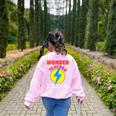 Wonder Teacher Costume Shirt Teacher Halloween Costume Men Women Women's Sweatshirt Back Print Light Pink Wonder Teacher Costume Shirt Teacher Halloween Costume Men Women Women's Sweatshirt Back Print Light Pink