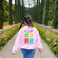 What Zone Are You In How Are You Feeling Teacher Women's Sweatshirt Back Print Light Pink What Zone Are You In How Are You Feeling Teacher Women's Sweatshirt Back Print Light Pink