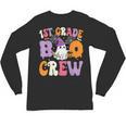 1st Grade Boo Crew Spooky First Grade Halloween Teacher Unisex Long Sleeve T-Shirt, trending gift