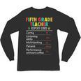 5th Grade Teacher Report Card Appreciation Men Women Unisex Long Sleeve T-Shirt, trending gift