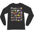 Alphabet ABCs Halloween Characters Kindergarten Teacher Kids Unisex Long Sleeve T-Shirt, trending gift Alphabet ABCs Halloween Characters Kindergarten Teacher Kids Unisex Long Sleeve T-Shirt, trending gift