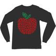 Apple Dot Pattern Art Teacher Appreciation Men Women Humor Unisex Long Sleeve T-Shirt, trending gift Apple Dot Pattern Art Teacher Appreciation Men Women Humor Unisex Long Sleeve T-Shirt, trending gift