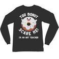 Art Teacher Halloween Donut Lover Costume Kawaii Monster Unisex Long Sleeve T-Shirt, trending gift Art Teacher Halloween Donut Lover Costume Kawaii Monster Unisex Long Sleeve T-Shirt, trending gift
