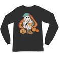 Art Teacher Painting Brushes Retro Pumpkin Ghost Artist Unisex Long Sleeve T-Shirt, trending gift Art Teacher Painting Brushes Retro Pumpkin Ghost Artist Unisex Long Sleeve T-Shirt, trending gift