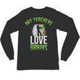 Art Teachers Love Brains Shirt Halloween Zombie Teaching Tee Men Women Kids Unisex Long Sleeve T-Shirt, trending gift Art Teachers Love Brains Shirt Halloween Zombie Teaching Tee Men Women Kids Unisex Long Sleeve T-Shirt, trending gift
