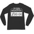Avoid Negativity Math Teacher Unisex Long Sleeve T-Shirt, trending gift