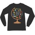 Awesome Teachers T Shirt Teaching Future Leaders Globe For Men Women Unisex Long Sleeve T-Shirt, trending gift Awesome Teachers T Shirt Teaching Future Leaders Globe For Men Women Unisex Long Sleeve T-Shirt, trending gift