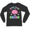 Back To School Kiss Your Brain Cute Teacher Appreciation Unisex Long Sleeve T-Shirt, trending gift Back To School Kiss Your Brain Cute Teacher Appreciation Unisex Long Sleeve T-Shirt, trending gift