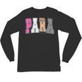 Back To School Teacher Para Preppy Checkered Para Life Unisex Long Sleeve T-Shirt, trending gift