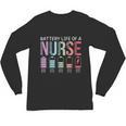 Battery Life Of A Nurse School Teacher Appreciation Unisex Long Sleeve T-Shirt, trending gift Battery Life Of A Nurse School Teacher Appreciation Unisex Long Sleeve T-Shirt, trending gift