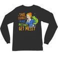Beauty Teacher Take Chances Make Mistakes Get Messy Unisex Long Sleeve T-Shirt, trending gift Beauty Teacher Take Chances Make Mistakes Get Messy Unisex Long Sleeve T-Shirt, trending gift