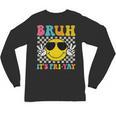 Bruh It's Fri-Yay Friday Weekend Smile Face Teacher Student Unisex Long Sleeve T-Shirt, trending gift