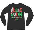 All Calm Said No Teacher Teacher Christmas Lights Unisex Long Sleeve T-Shirt, trending gift