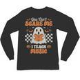 You Can't Scare Me I Teach Music Retro Teacher Halloween Unisex Long Sleeve T-Shirt, trending gift You Can't Scare Me I Teach Music Retro Teacher Halloween Unisex Long Sleeve T-Shirt, trending gift