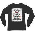 Cat It's Fine I'm Fine Everything Is Fine Teacher Life Unisex Long Sleeve T-Shirt, trending gift Cat It's Fine I'm Fine Everything Is Fine Teacher Life Unisex Long Sleeve T-Shirt, trending gift