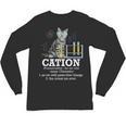 Cation Chemistry Humor Science Teacher Cat Pun Unisex Long Sleeve T-Shirt, trending gift