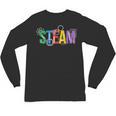 Colorful Steam Letters For Steam Program Teacher And Student Unisex Long Sleeve T-Shirt, trending gift