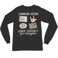 Communication Looks Different For Everyone SPED Teacher ASD Unisex Long Sleeve T-Shirt, trending gift Communication Looks Different For Everyone SPED Teacher ASD Unisex Long Sleeve T-Shirt, trending gift