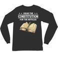 Cool History Teacher Read The Constitution For The Articles Unisex Long Sleeve T-Shirt, trending gift