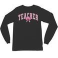 Coquette Bow Back To School First Day Teacher Unisex Long Sleeve T-Shirt, trending gift Coquette Bow Back To School First Day Teacher Unisex Long Sleeve T-Shirt, trending gift