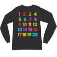 Counting 1-10 Learn To Count Number School Kids Teacher Unisex Long Sleeve T-Shirt, trending gift Counting 1-10 Learn To Count Number School Kids Teacher Unisex Long Sleeve T-Shirt, trending gift