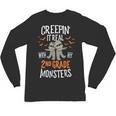 Creepin It Real With My 2nd Grade Monsters Halloween Teacher For Men Women Kids Unisex Long Sleeve T-Shirt, trending gift Creepin It Real With My 2nd Grade Monsters Halloween Teacher For Men Women Kids Unisex Long Sleeve T-Shirt, trending gift