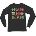 Cute Coquette Pencil Bow Christmas School Teacher Student Unisex Long Sleeve T-Shirt, trending gift Cute Coquette Pencil Bow Christmas School Teacher Student Unisex Long Sleeve T-Shirt, trending gift