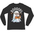 Cute Ghost Reading Book Librarian Teacher Halloween Costume Unisex Long Sleeve T-Shirt, trending gift