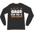 Cute Ghosts Pre-K Boo Crew Teachers Halloween Party Team For Men Women Kids Unisex Long Sleeve T-Shirt, trending gift