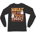 What Are We Doing Today Halloween PE Spooky Teacher Unisex Long Sleeve T-Shirt, trending gift What Are We Doing Today Halloween PE Spooky Teacher Unisex Long Sleeve T-Shirt, trending gift