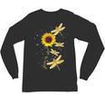 Dragonfly Sunflower Teacher Growth Mindset Choose To Shine Unisex Long Sleeve T-Shirt, trending gift