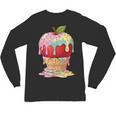 Dripping Apple Ice Cream Cone Cute Teacher Appreciation Unisex Long Sleeve T-Shirt, trending gift Dripping Apple Ice Cream Cone Cute Teacher Appreciation Unisex Long Sleeve T-Shirt, trending gift