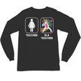 ELA Teacher Dabbing Unicorn Teacher Women Unisex Long Sleeve T-Shirt, trending gift ELA Teacher Dabbing Unicorn Teacher Women Unisex Long Sleeve T-Shirt, trending gift