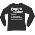 English Teacher Definition Back To School First Day Unisex Long Sleeve T-Shirt, trending gift English Teacher Definition Back To School First Day Unisex Long Sleeve T-Shirt, trending gift