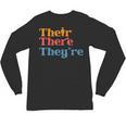 English Teacher Their There Theyre Grammar Men Women Unisex Long Sleeve T-Shirt, trending gift