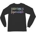 Everything Is Figureoutable Teacher Motivational - -Adults Small Short Sleeve Crew Collar Modern Fun Vacation Cotton Polyester Machine Wash Unisex Long Sleeve T-Shirt, trending gift