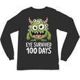 Eye Survived 100 Days Of School Monster Lover Teacher Kids Unisex Long Sleeve T-Shirt, trending gift Eye Survived 100 Days Of School Monster Lover Teacher Kids Unisex Long Sleeve T-Shirt, trending gift
