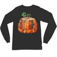 Fall Book Autumn Reading Teacher Halloween Pumpkin Season Unisex Long Sleeve T-Shirt, trending gift