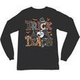 Fall Holiday Themed Thanksgiving Halloween Teacher Trick Or Unisex Long Sleeve T-Shirt, trending gift