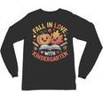 Fall In Love With Kindergarten Autumn Kindergarten Teacher Unisex Long Sleeve T-Shirt, trending gift Fall In Love With Kindergarten Autumn Kindergarten Teacher Unisex Long Sleeve T-Shirt, trending gift