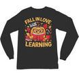 Fall In Love With Learning Pumpkin Thanksgiving Teacher Fall Unisex Long Sleeve T-Shirt, trending gift Fall In Love With Learning Pumpkin Thanksgiving Teacher Fall Unisex Long Sleeve T-Shirt, trending gift
