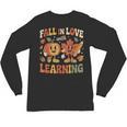 Fall In Love With Learning Retro Autumn Thanksgiving Teacher Unisex Long Sleeve T-Shirt, trending gift Fall In Love With Learning Retro Autumn Thanksgiving Teacher Unisex Long Sleeve T-Shirt, trending gift