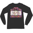 Are You Fall-O-Ween Directions Halloween Teacher Ghost Unisex Long Sleeve T-Shirt, trending gift
