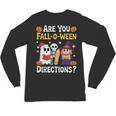 Are You Fall O Ween Directions Halloween Teacher Ghost Unisex Long Sleeve T-Shirt, trending gift Are You Fall O Ween Directions Halloween Teacher Ghost Unisex Long Sleeve T-Shirt, trending gift