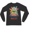Feed The Reading Monster Halloween Teacher Unisex Long Sleeve T-Shirt, trending gift Feed The Reading Monster Halloween Teacher Unisex Long Sleeve T-Shirt, trending gift