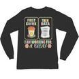 First Coffee Then Data SPED Teacher Taking a Break Unisex Long Sleeve T-Shirt, trending gift First Coffee Then Data SPED Teacher Taking a Break Unisex Long Sleeve T-Shirt, trending gift