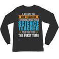 If At First You Don't Succeed Try Doing What Science Teacher Unisex Long Sleeve T-Shirt, trending gift If At First You Don't Succeed Try Doing What Science Teacher Unisex Long Sleeve T-Shirt, trending gift
